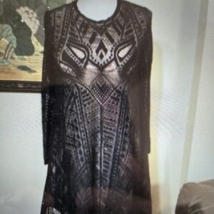 BCBG MaxAzria Natyly Black Lace Mini Dress Size XXS Preownef